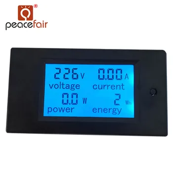 Peacefair AC Single Phase Digital LCD Ammeter Voltmeter 80-260V 20A 4IN1 Electric Volt Amp Megter Power Kwh For Homekit PZEM-021
Peacefair AC Single Phase Digital LCD Ammeter Voltmeter 80-260V 20A 4IN1 Electric Volt Amp Megter Power Kwh For Homekit PZEM-021