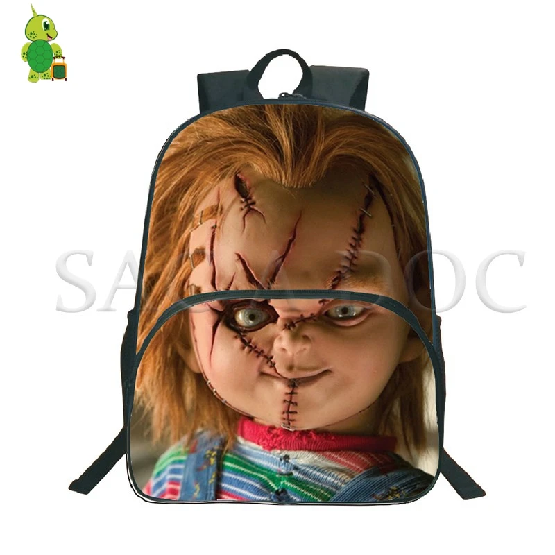 Horror Chucky Printed Backpack School Bags for Teenage Boys Girls Students Large Capacity Book Bags Women Men Travel Backpack
Horror Chucky Printed Backpack School Bags for Teenage Boys Girls Students Large Capacity Book Bags Women Men Travel Backpack
