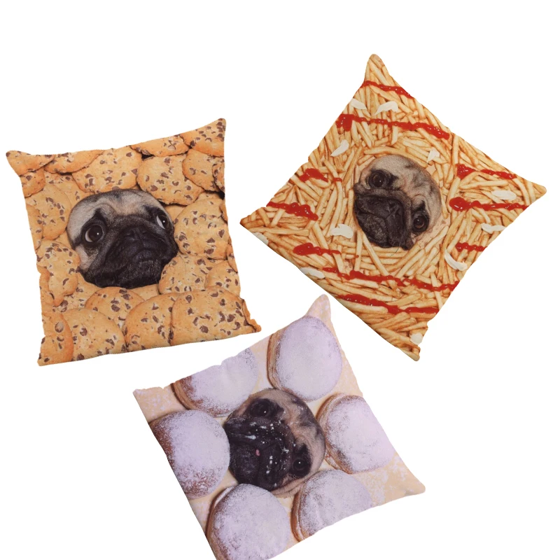 Simple And Funny Pillow Dog Burger Fries Pizza Cartoon Throw Pillow Living Room 43*43Cm Peach Skin Decoration Sofa Cushion Cover
Simple And Funny Pillow Dog Burger Fries Pizza Cartoon Throw Pillow Living Room 43*43Cm Peach Skin Decoration Sofa Cushion Cover