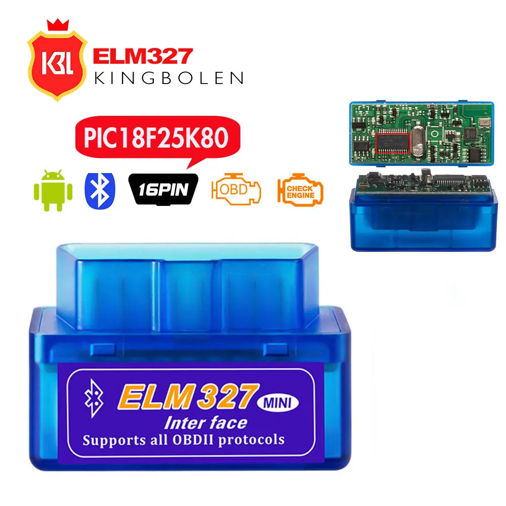 High Quality PIC1825K80 Chip Super Mini ELM327 Bluetooth Firmware V1.5 OBD2 Diagnostic Tool ELM 327 V1.5 Bluetooth with switch
High Quality PIC1825K80 Chip Super Mini ELM327 Bluetooth Firmware V1.5 OBD2 Diagnostic Tool ELM 327 V1.5 Bluetooth with switch