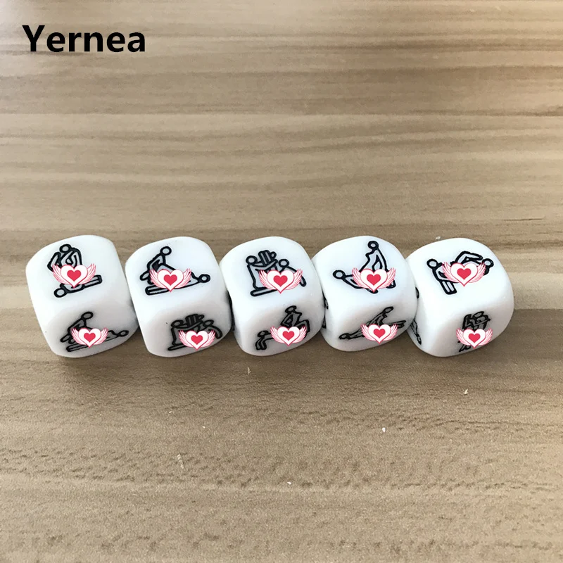 Yernea New Product 10Pcs 20mm Sexy Dice Multi-Faceted Action Sexy Game Adult Sexy Toy Couple Foreplay Erotic Dice Brial Gift
Yernea New Product 10Pcs 20mm Sexy Dice Multi-Faceted Action Sexy Game Adult Sexy Toy Couple Foreplay Erotic Dice Brial Gift