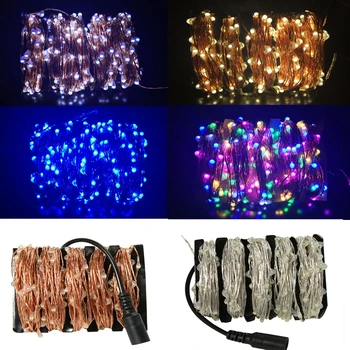 10M/20M/30M/50M/100M Silver/Copper Wire 100-1000 LED String Fairy Starry Lights For Christmas Outdoor Decor with Power Adapter
10M/20M/30M/50M/100M Silver/Copper Wire 100-1000 LED String Fairy Starry Lights For Christmas Outdoor Decor with Power Adapter