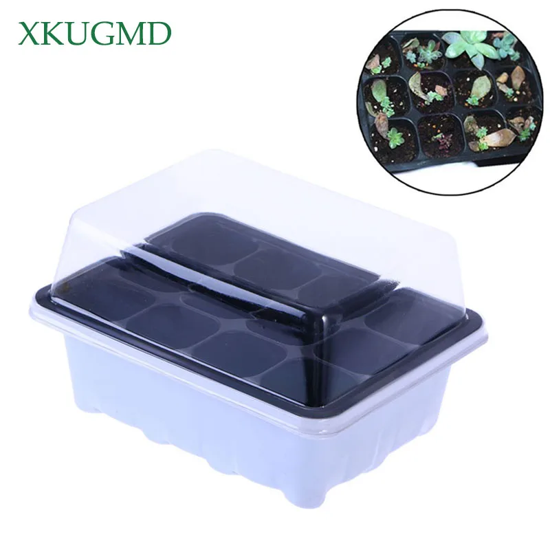 5 Pack Seedling Tray Seed Starter Tray with Dome and Base 12 Cells for Gardening Bonsai - White Black Green Gardening Supplies
5 Pack Seedling Tray Seed Starter Tray with Dome and Base 12 Cells for Gardening Bonsai - White Black Green Gardening Supplies