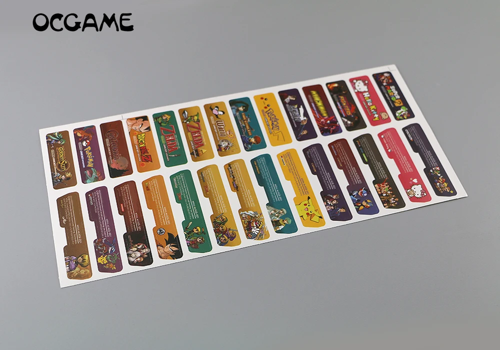 OCGAME Replacement 5sets/lot=140pcs/lot Customer Design for Gameboy Advance Label Sticker For GBA Console Back Tag
OCGAME Replacement 5sets/lot=140pcs/lot Customer Design for Gameboy Advance Label Sticker For GBA Console Back Tag