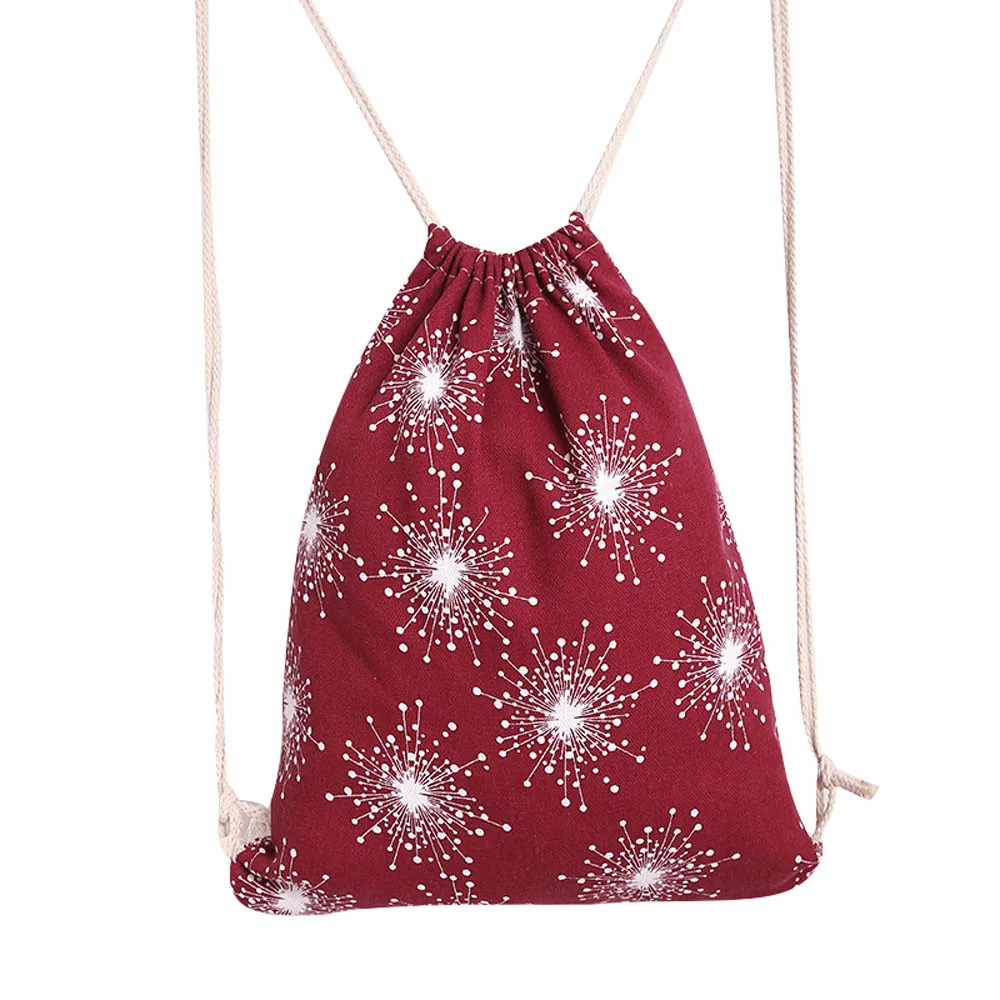 Sleeper #5001 Unisex Christmas Snowflakes Backpacks Printing Bags Drawstring bag for kids girls boys
Sleeper #5001 Unisex Christmas Snowflakes Backpacks Printing Bags Drawstring bag for kids girls boys