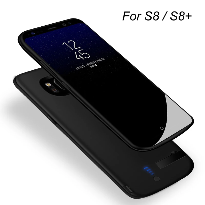 

For Samsung Galaxy S8 Battery Case 5000mAh Portable Charging Case for Galaxy S8Plus + Protective Extended Power Bank Battery