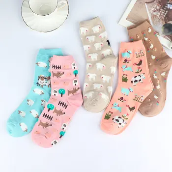 Women Cotton Socks Harajuku Female Cute Socks Hipster Fashion Cartoon Animal Print Autumn Winter Warm Ankle Socks
Women Cotton Socks Harajuku Female Cute Socks Hipster Fashion Cartoon Animal Print Autumn Winter Warm Ankle Socks