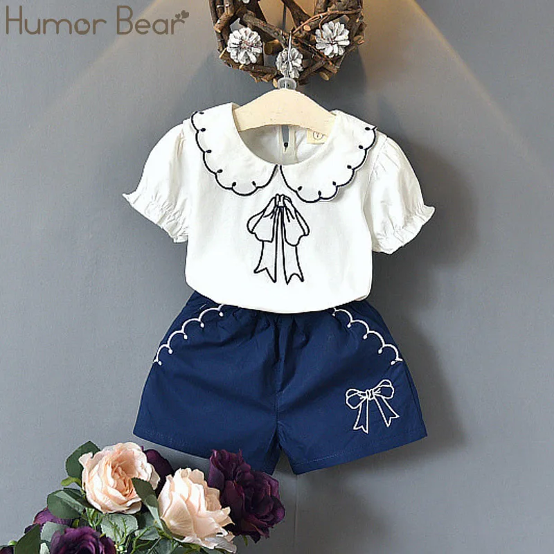 Humor Bear Girls Clothing Set 2019 Summer New Sweet Bow Short-sleeved T-shirt+Shorts Kids Suit Bodysuit Baby Girl Clothes
Humor Bear Girls Clothing Set 2019 Summer New Sweet Bow Short-sleeved T-shirt+Shorts Kids Suit Bodysuit Baby Girl Clothes