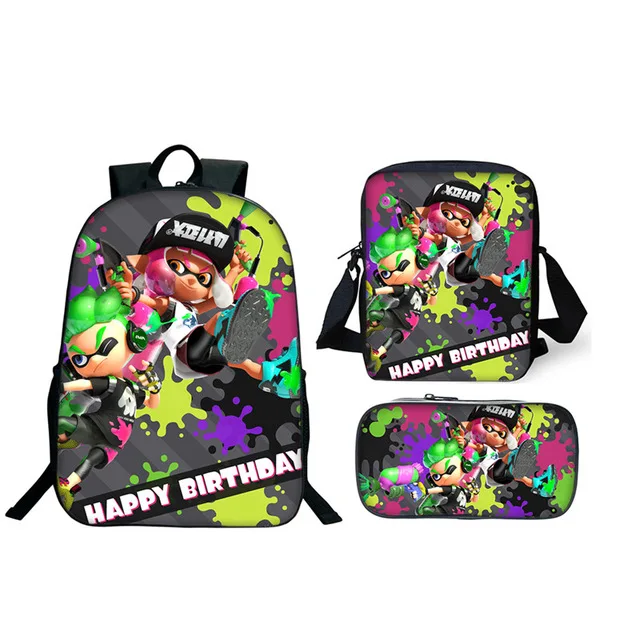 new 3Pcs/Set More Cheaper School Bags Splatoon 2 Backpacks Boy Girls Casual Game Printed Backpacks Sets Splatoon Bag School Gift
new 3Pcs/Set More Cheaper School Bags Splatoon 2 Backpacks Boy Girls Casual Game Printed Backpacks Sets Splatoon Bag School Gift