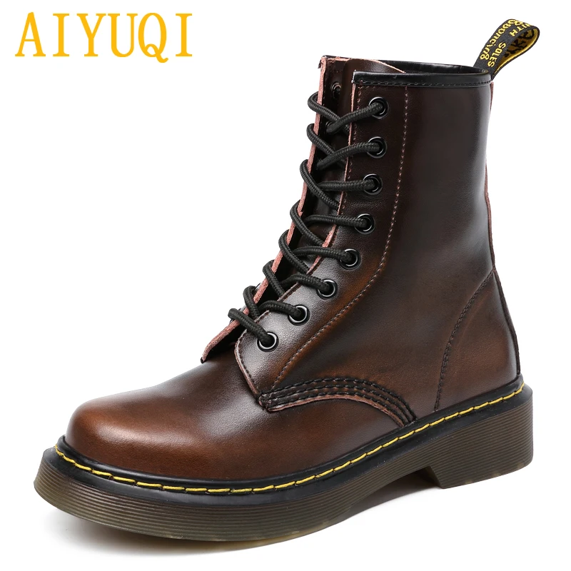 AIYUQI Female Martin boots 2019 spring new genuine leather women's booties, Lace white large size 43 44 casual shoes women
AIYUQI Female Martin boots 2019 spring new genuine leather women's booties, Lace white large size 43 44 casual shoes women