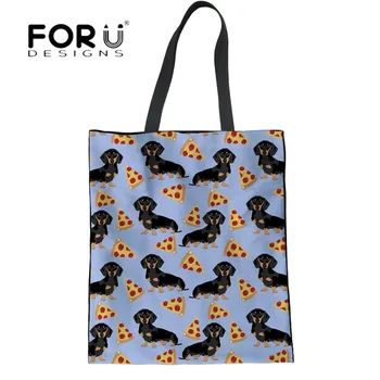 FORUDESIGNS Dachshund Dog Pattern Handbags Casual Women Travel Beach Bags Mom Large Capacity Linen Shopping Bag Bolsa Feminina
FORUDESIGNS Dachshund Dog Pattern Handbags Casual Women Travel Beach Bags Mom Large Capacity Linen Shopping Bag Bolsa Feminina