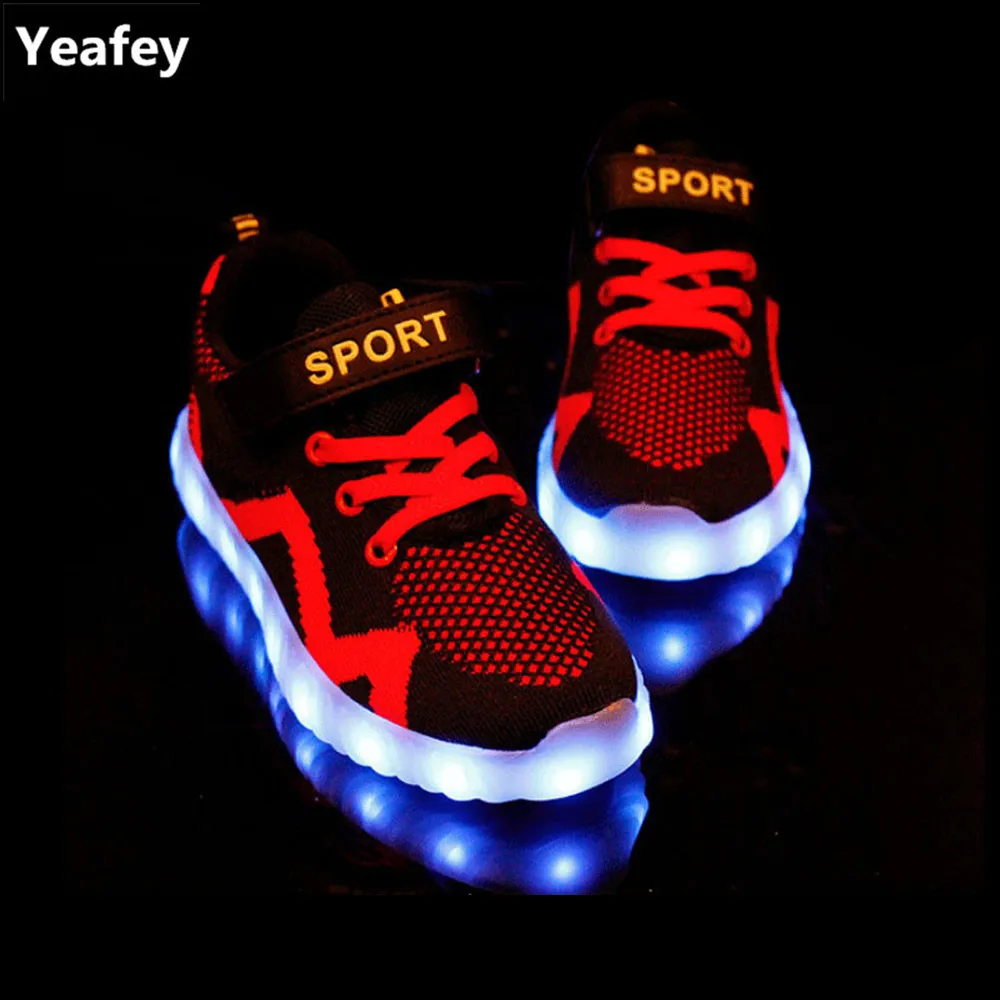 Yeafey 2017 Light Children Shoes Red Eur Size 27-36 Basket Led Usb Charging 7 Colors Luminous Glowing Illuminated Sneakers Shoes
Yeafey 2017 Light Children Shoes Red Eur Size 27-36 Basket Led Usb Charging 7 Colors Luminous Glowing Illuminated Sneakers Shoes