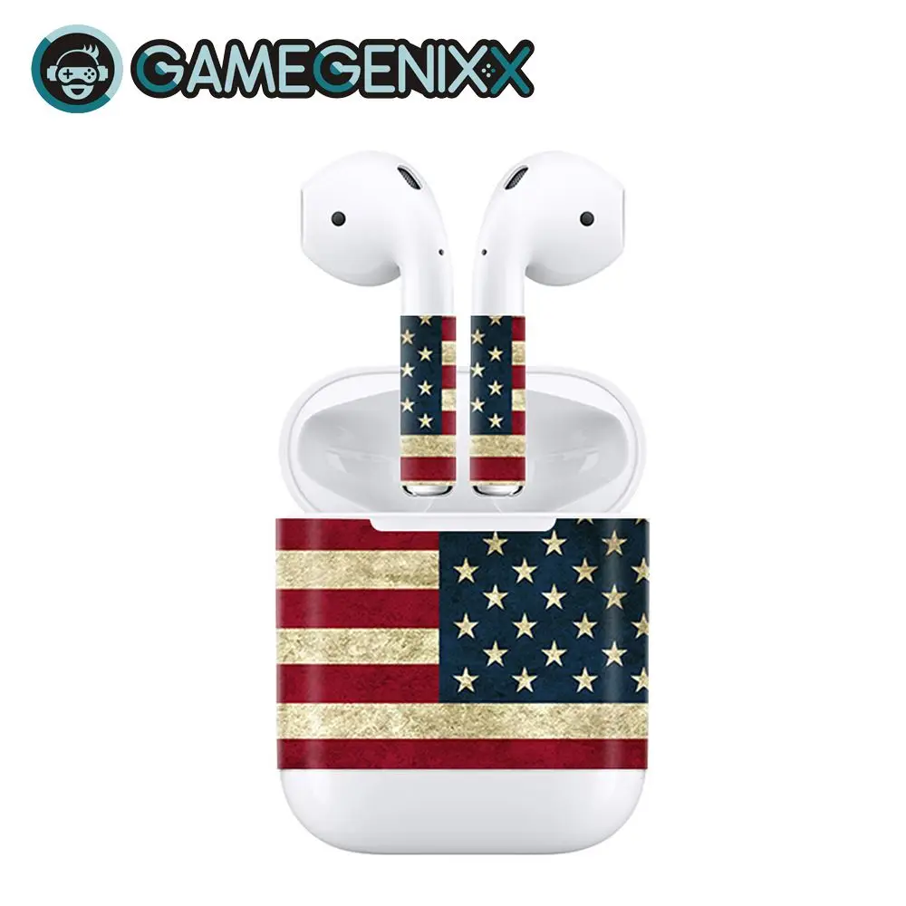 GAMEGENIXX Skin Sticker Removable Cover PVC Vinyl Skin for Airpods - American Flag
GAMEGENIXX Skin Sticker Removable Cover PVC Vinyl Skin for Airpods - American Flag