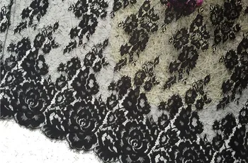 3meter/lot Embroidery lace trim French chantilly lace fabric Eyelash Lace trim for Wedding dress design Accessories 100cm Wide
3meter/lot Embroidery lace trim French chantilly lace fabric Eyelash Lace trim for Wedding dress design Accessories 100cm Wide