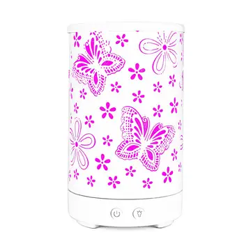 100 ml Metal Aroma Essential Oil Diffuser Ultrasonic Diffuser with Colorful LED Night Aroma Lamp Diffuser for Room Home Bedroom
100 ml Metal Aroma Essential Oil Diffuser Ultrasonic Diffuser with Colorful LED Night Aroma Lamp Diffuser for Room Home Bedroom