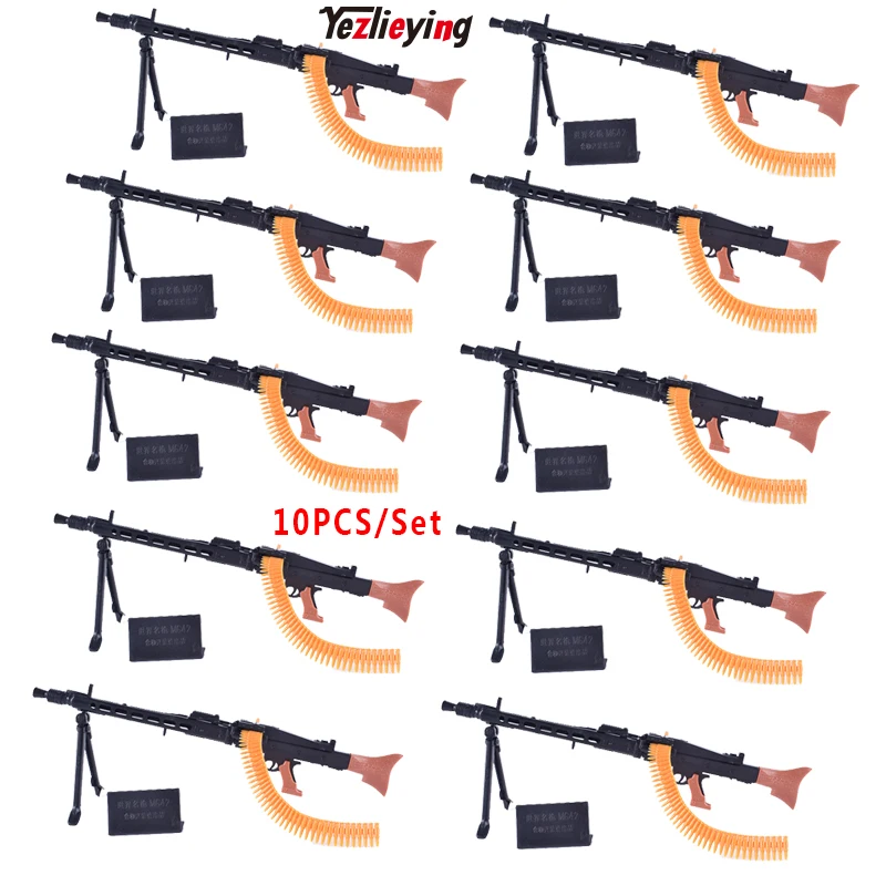 10PCS/Set MG42 General Purpose Machine Gun 1/6 Scale Military Model Toy Set Soldier accessories Weapon F 12" Action Figures
10PCS/Set MG42 General Purpose Machine Gun 1/6 Scale Military Model Toy Set Soldier accessories Weapon F 12" Action Figures