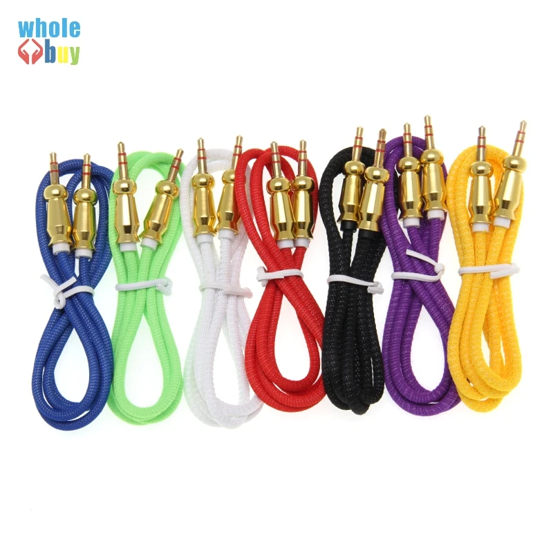 100pcs/lot Audio Jack 3.5 Mm Male To Male Cloth Round Gourd Audio Aux Cable for IPhone Car Headphone Speaker Wire Line Aux Cord
100pcs/lot Audio Jack 3.5 Mm Male To Male Cloth Round Gourd Audio Aux Cable for IPhone Car Headphone Speaker Wire Line Aux Cord