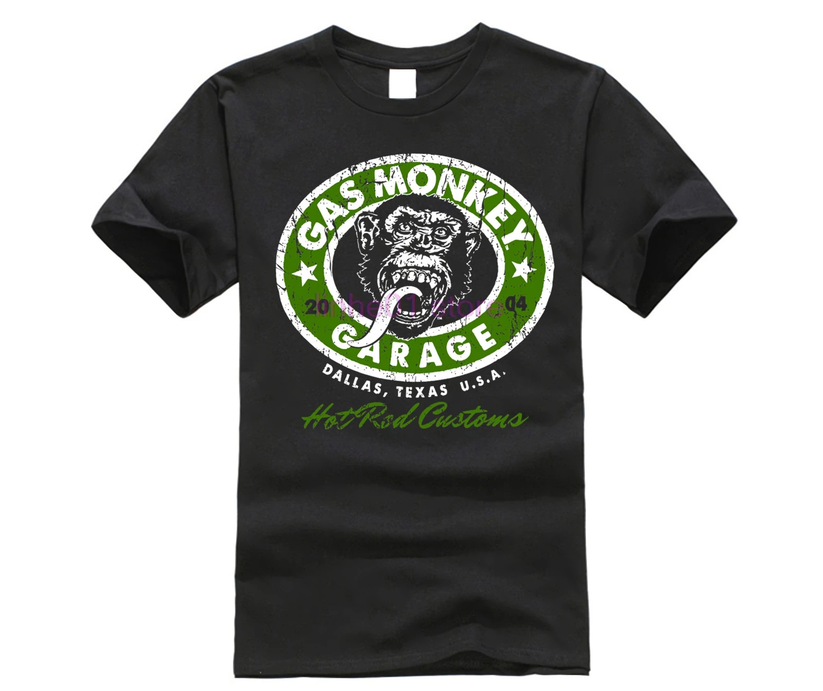 

GILDAN 2019 NEW shirt Official GAS MEN shirt MONKEY Garage 'OG Logo' T-Shirt -Fast 'n' Loud, Hot Rod, Route 66