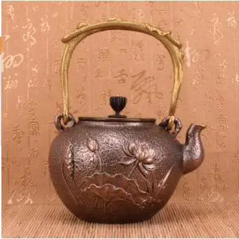 2018 new 1.2L Thousand lotus leaf copper kettle pure copper kettle hand-made tea set thickened casting copper kettle
2018 new 1.2L Thousand lotus leaf copper kettle pure copper kettle hand-made tea set thickened casting copper kettle