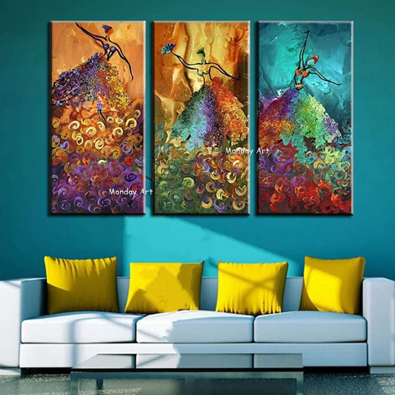 Hand Painted Modern Abstract Canvas Oil Paintings On Canvas Ballet Dancer Wall Pictures Christmas Living Room Home Decoration
Hand Painted Modern Abstract Canvas Oil Paintings On Canvas Ballet Dancer Wall Pictures Christmas Living Room Home Decoration
