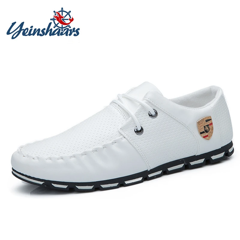 YEINSHAARS Summer Men Loafers Italian Moccasins Lace-up Leather Casual Shoes Male Driving Black Flats Sneakers Zapatillas Hombre
YEINSHAARS Summer Men Loafers Italian Moccasins Lace-up Leather Casual Shoes Male Driving Black Flats Sneakers Zapatillas Hombre