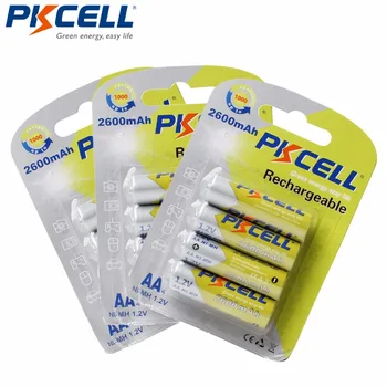 12Pcs/3card Bateria AA Battery NiMH 1.2V 2600mAh 2A 1.2 Volt AA Rechargeable Battery Batteries for Camera Flashlight
12Pcs/3card Bateria AA Battery NiMH 1.2V 2600mAh 2A 1.2 Volt AA Rechargeable Battery Batteries for Camera Flashlight