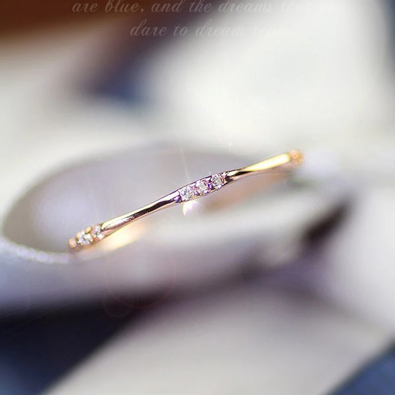 Stackable Eternity Rings For Women Thin Simple Filled Small Zircon Crystal Dainty Finger Rings Chic Wedding Jewelry Gift Z4R035
Stackable Eternity Rings For Women Thin Simple Filled Small Zircon Crystal Dainty Finger Rings Chic Wedding Jewelry Gift Z4R035