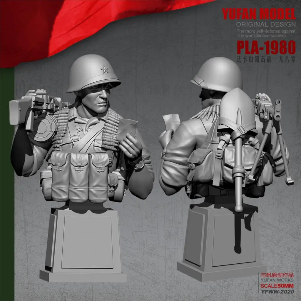World War II 1//35 Scale Resin Figure YUFan Model Assault Fighter Female Soldier
