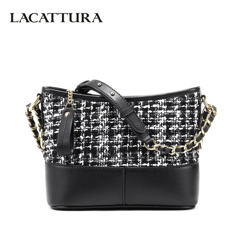 LACATTURA Luxury Women Messenger Bags Designer Leater Handbag Fashion Chain Shoulder Bucket Bag Clutch Lady Crossbody for Women
LACATTURA Luxury Women Messenger Bags Designer Leater Handbag Fashion Chain Shoulder Bucket Bag Clutch Lady Crossbody for Women