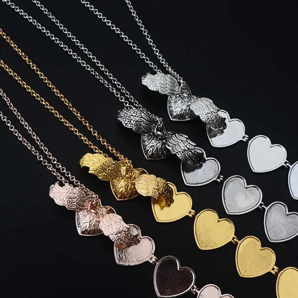 Unique Expanding 4 Photos Locket Necklace Ball Angel Wing Pendant Memorial Gift New hot
Unique Expanding 4 Photos Locket Necklace Ball Angel Wing Pendant Memorial Gift New hot