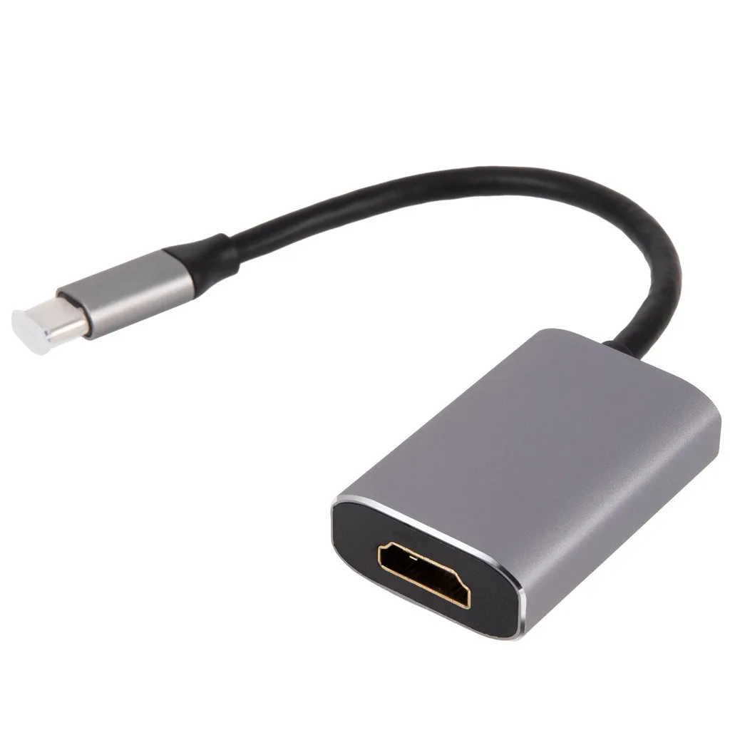 USB C 10GPBS To HDMI Adapter Silver USB HUB HD 4K/60Hz Digital AV 100W Adapter Power Delivery For iPad Pro 2018 #BL2
USB C 10GPBS To HDMI Adapter Silver USB HUB HD 4K/60Hz Digital AV 100W Adapter Power Delivery For iPad Pro 2018 #BL2