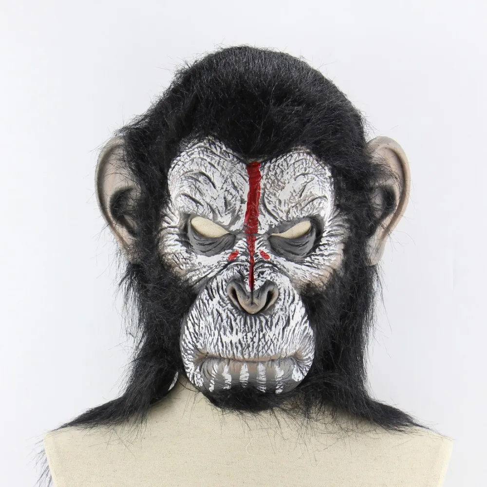 1PCS Apes Gorilla Mask Hood Gorillas Monkey Latex Animals Masks Blood Scary Halloween Party Prop
1PCS Apes Gorilla Mask Hood Gorillas Monkey Latex Animals Masks Blood Scary Halloween Party Prop