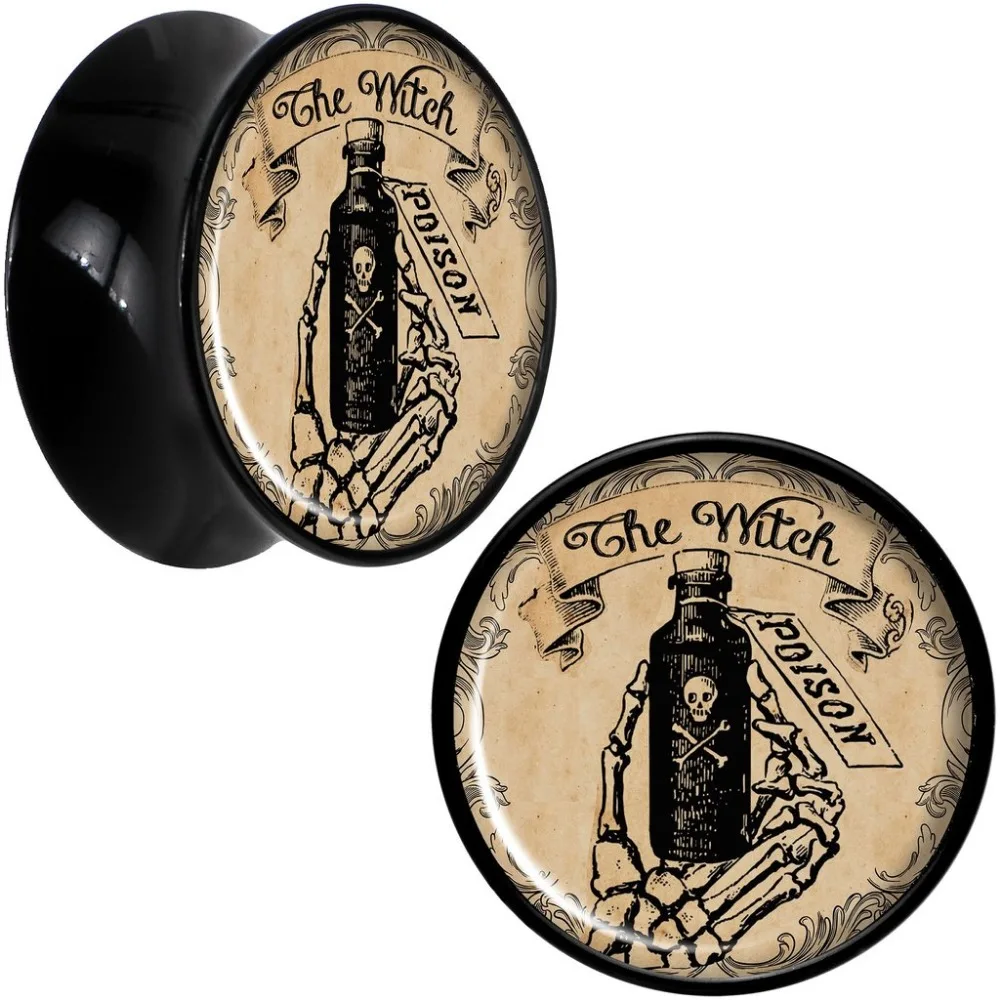 1 Pair Witches Brew Poison Potion Halloween Acrylic Saddle Ear Plug Gauges Tunnel Flesh Tunnel Body Piercing Jewelry Aw2078
1 Pair Witches Brew Poison Potion Halloween Acrylic Saddle Ear Plug Gauges Tunnel Flesh Tunnel Body Piercing Jewelry Aw2078