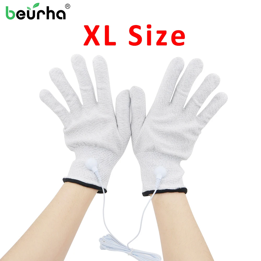 XL/L Size Conductive Electrotherapy Massage Electrode Gloves Relax Shock Wire Tens Machine Therapy Hand Massager Tool
XL/L Size Conductive Electrotherapy Massage Electrode Gloves Relax Shock Wire Tens Machine Therapy Hand Massager Tool