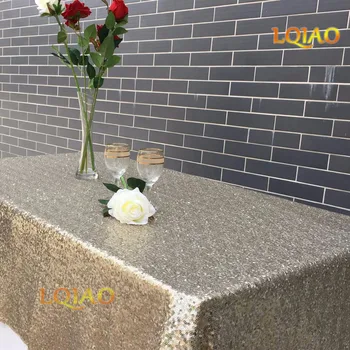 120x200cm Light Gold Rectangle Sparkly Glitz Sequin Glamorous Tablecloth/Fabric For Wedding Event Reception Cake Table Decor
120x200cm Light Gold Rectangle Sparkly Glitz Sequin Glamorous Tablecloth/Fabric For Wedding Event Reception Cake Table Decor
