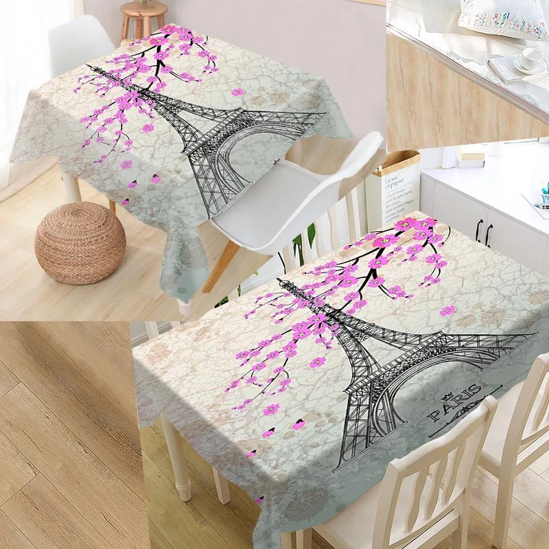 Custom Paris Tower Table Cloth Oxford Print Rectangular Waterproof Oilproof Table Cover Square Wedding Tablecloth
Custom Paris Tower Table Cloth Oxford Print Rectangular Waterproof Oilproof Table Cover Square Wedding Tablecloth