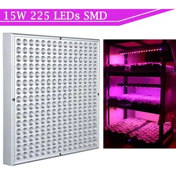 15W Growing Lamps LED Grow Light Square Light Full Spectrum Plant Lighting Fitolampy For Plants Flowers Seedling Cultivation
15W Growing Lamps LED Grow Light Square Light Full Spectrum Plant Lighting Fitolampy For Plants Flowers Seedling Cultivation