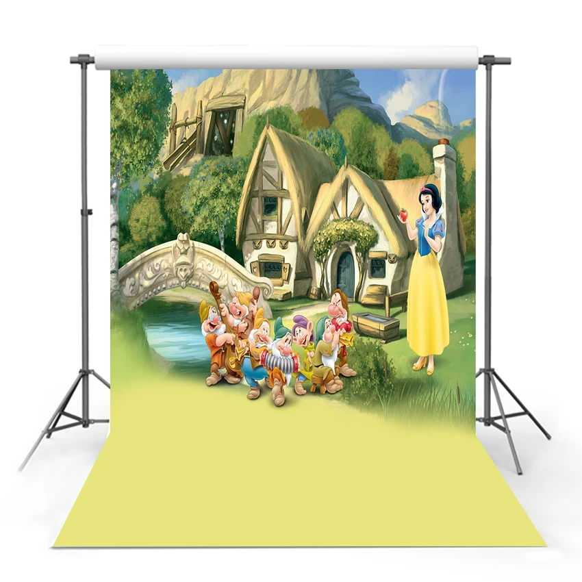 Vinyl Photography Backdrop Cartoon Princesses Snow White Birthday Party Children newborn baby Backgrounds for Photo Studio
Vinyl Photography Backdrop Cartoon Princesses Snow White Birthday Party Children newborn baby Backgrounds for Photo Studio