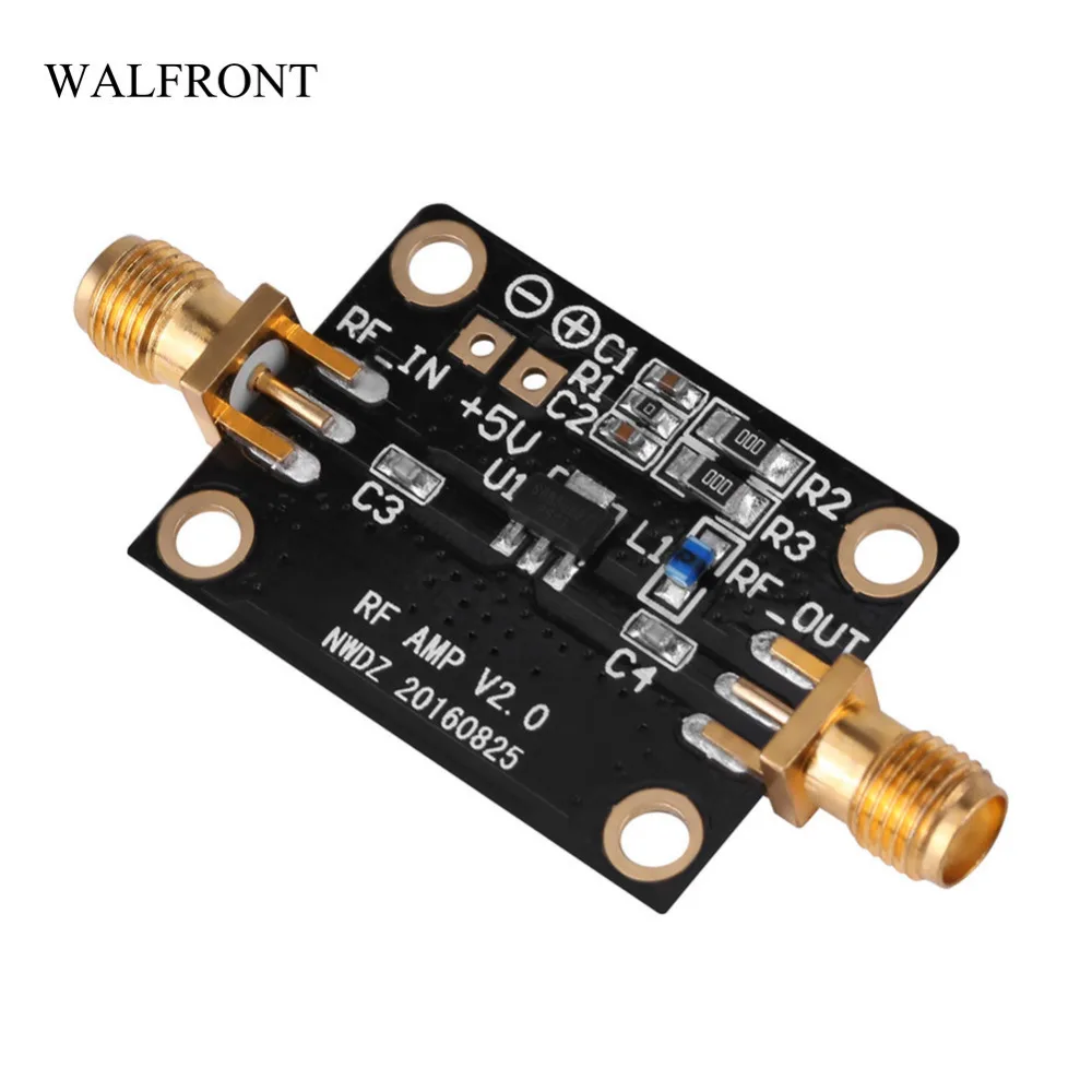 WALFRONT 20DB 0.05-6GHz High Performance RF Amplifier Signal Receiver Radio Module Broadband Gain Low Noise Amplifier Board New
WALFRONT 20DB 0.05-6GHz High Performance RF Amplifier Signal Receiver Radio Module Broadband Gain Low Noise Amplifier Board New