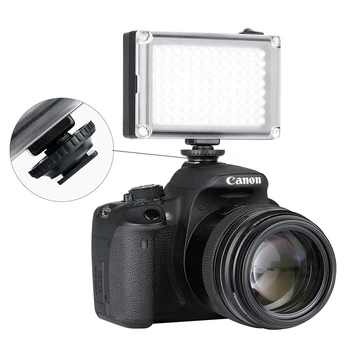 

Ulanzi 96 LED Phone Video Light Photo Lighting on Camera Hot Shoe LED Lamp for iPhone Xs Max X 8 Camcorder Canon Nikon DSLR