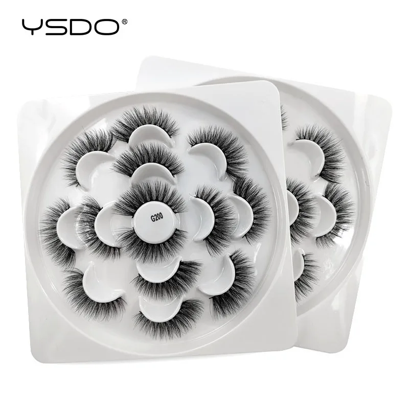 YSDO 7 pairs 3d mink lashes dramatic eyelashes cilios mink 3d natural false eyelashes extension volume lashes mink eyelashes G2
YSDO 7 pairs 3d mink lashes dramatic eyelashes cilios mink 3d natural false eyelashes extension volume lashes mink eyelashes G2