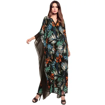 New Fashion Vestidos Dress 2018 Autumn Summer Printing Cotton Blending Dress V Collar Bat Long Sleeve Mujer Vestidos Hot Sell 
New Fashion Vestidos Dress 2018 Autumn Summer Printing Cotton Blending Dress V Collar Bat Long Sleeve Mujer Vestidos Hot Sell