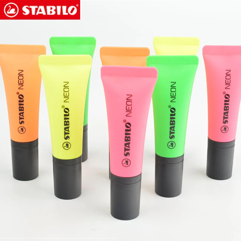 12 Pieces STABILO neon highlighter Toothpaste marker pen fluorescent oblique boligrafos Stationery Office School supplies
12 Pieces STABILO neon highlighter Toothpaste marker pen fluorescent oblique boligrafos Stationery Office School supplies