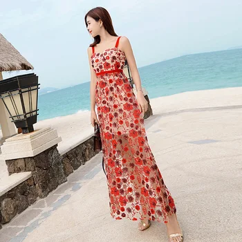 Chic floral dress female Thailand Bohemian dress strap beach dress fairy maxi vintage casual boho Bohemian flower dresses
Chic floral dress female Thailand Bohemian dress strap beach dress fairy maxi vintage casual boho Bohemian flower dresses