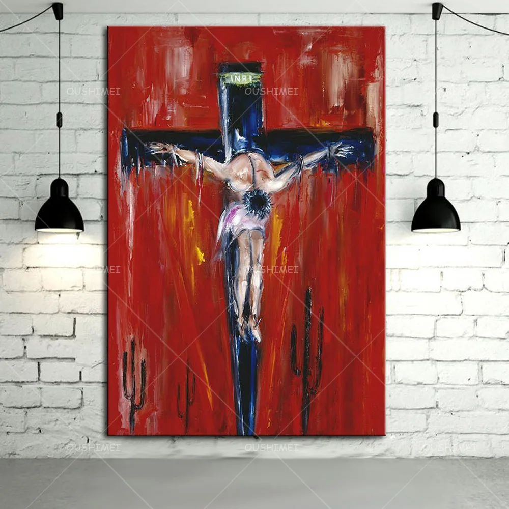 Professional Artist Handmade Red Background Jesus Figure Oil Painting On Canvas Hand-painted Christian Portrait Oil Paintings
Professional Artist Handmade Red Background Jesus Figure Oil Painting On Canvas Hand-painted Christian Portrait Oil Paintings
