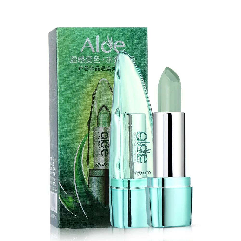 2019 New 99% Aloe Vera Gel Natural Temperature Change Color Lipstick Long Lasting Moisturizing Lip Balm Anti-cracking Cosmetics
2019 New 99% Aloe Vera Gel Natural Temperature Change Color Lipstick Long Lasting Moisturizing Lip Balm Anti-cracking Cosmetics