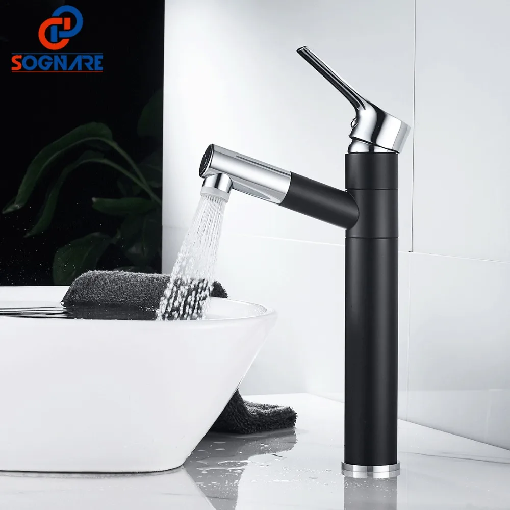SOGNARE Pull-Out Sink Tap For Bathroom Sink Faucet Mixer Water Tap Single Lever Sink Mixer Tap 360 Degree Rotation Basin Faucet
SOGNARE Pull-Out Sink Tap For Bathroom Sink Faucet Mixer Water Tap Single Lever Sink Mixer Tap 360 Degree Rotation Basin Faucet