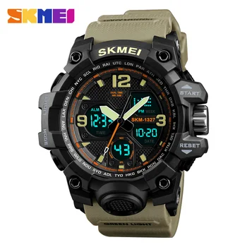 Quartz Watch Mens Sports Watches Army Military Wristwatch G Style Erkek Saat Shock Resist Clock Quartz Watch reloj hombre SKMEI
Quartz Watch Mens Sports Watches Army Military Wristwatch G Style Erkek Saat Shock Resist Clock Quartz Watch reloj hombre SKMEI