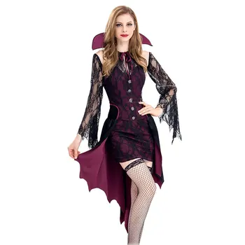 Umorden Carnival Party Purim Halloween Spider Vampire Queen Costumes Cosplay Dress Game Uniform for Adult Women M-XL
Umorden Carnival Party Purim Halloween Spider Vampire Queen Costumes Cosplay Dress Game Uniform for Adult Women M-XL