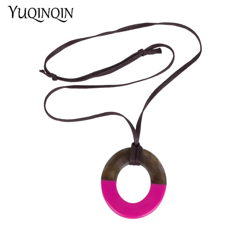 Classic Fashion Acrylic Necklaces Women With Big Resin Round Geometric Pink Pendant Long Leather Chains Necklace Gifts Jewelry
Classic Fashion Acrylic Necklaces Women With Big Resin Round Geometric Pink Pendant Long Leather Chains Necklace Gifts Jewelry